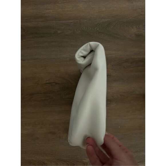 ASOS Design Roll Top Clutch Bag White - Picture 5 of 5